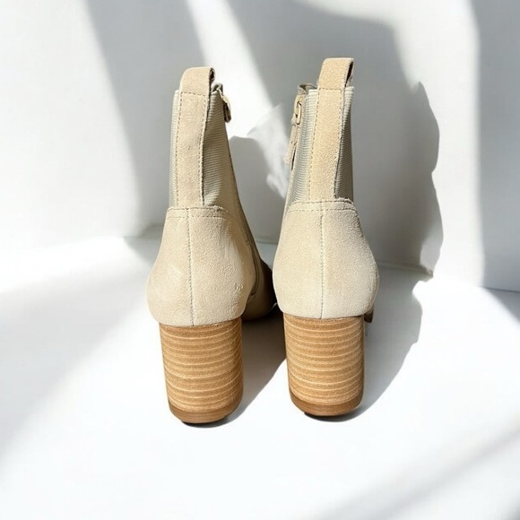 🌻NEW w.tags Violet & Red Minimalist Loaded Knit Cuff Bootie Women's Size 9 - Picture 2 of 9